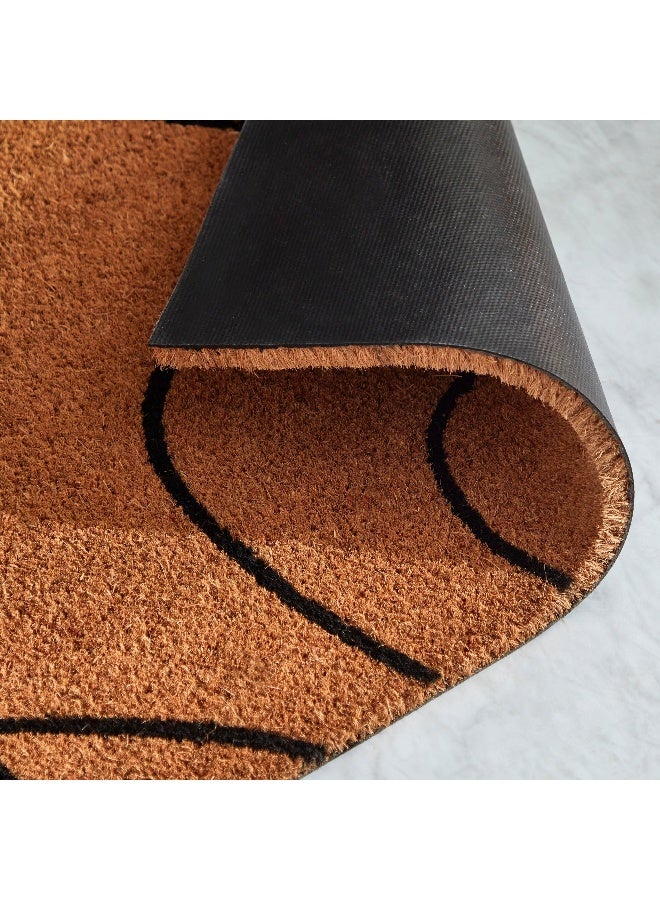 Home Box Zara Printed PVC Back Coir Doormat - 60x90 cm - Image 4