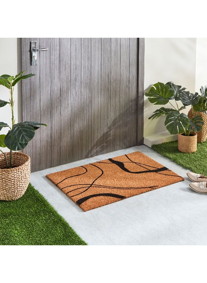 Home Box Zara Printed PVC Back Coir Doormat - 60x90 cm - Image 3
