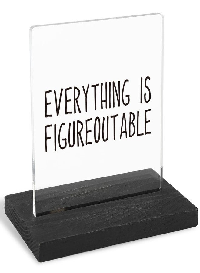 FOUGSTA Motivational Office Desk Decor for Women, Funny Quote for Desk, Boss Gag Gift for Women, Men, Positive Affirmation Gifts for Woman, Men,XXY50 - Image 1