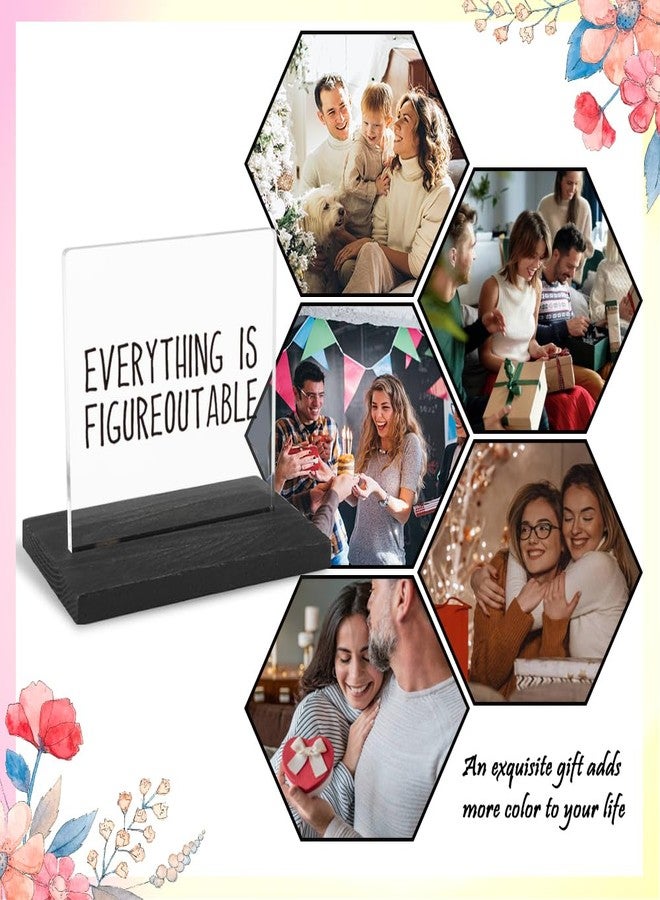 FOUGSTA Motivational Office Desk Decor for Women, Funny Quote for Desk, Boss Gag Gift for Women, Men, Positive Affirmation Gifts for Woman, Men,XXY50 - Image 5