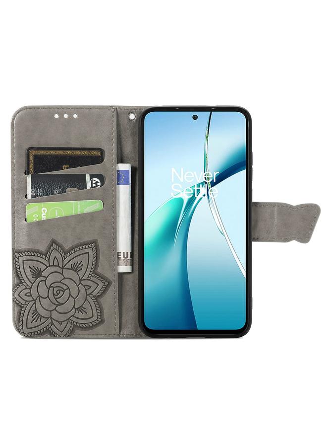 S-TOP Case For Nothing Phone 2a Plus Butterfly Love Flower Embossed Leather Phone Case - Image 3