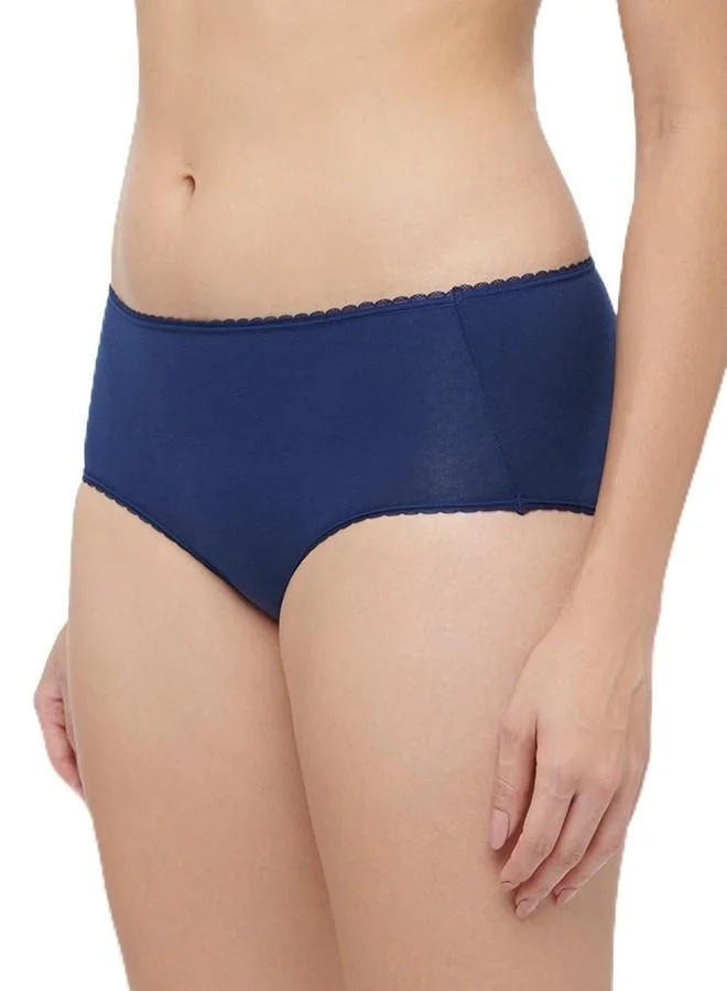 ترايامف Triumph Women's Cotton Blend Classic Hipster Panties (Pack of 3) (M000762_Multi-Color