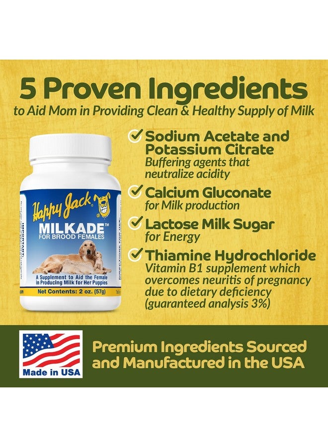 Happy Jack Milkade Dog Breeding & Nursing Supplies, Milk Production Aid For Female Dogs & Healthy Litter, Pregnant Prenatal Vitamin With Vitamin B1 (2 Oz) - Image 4