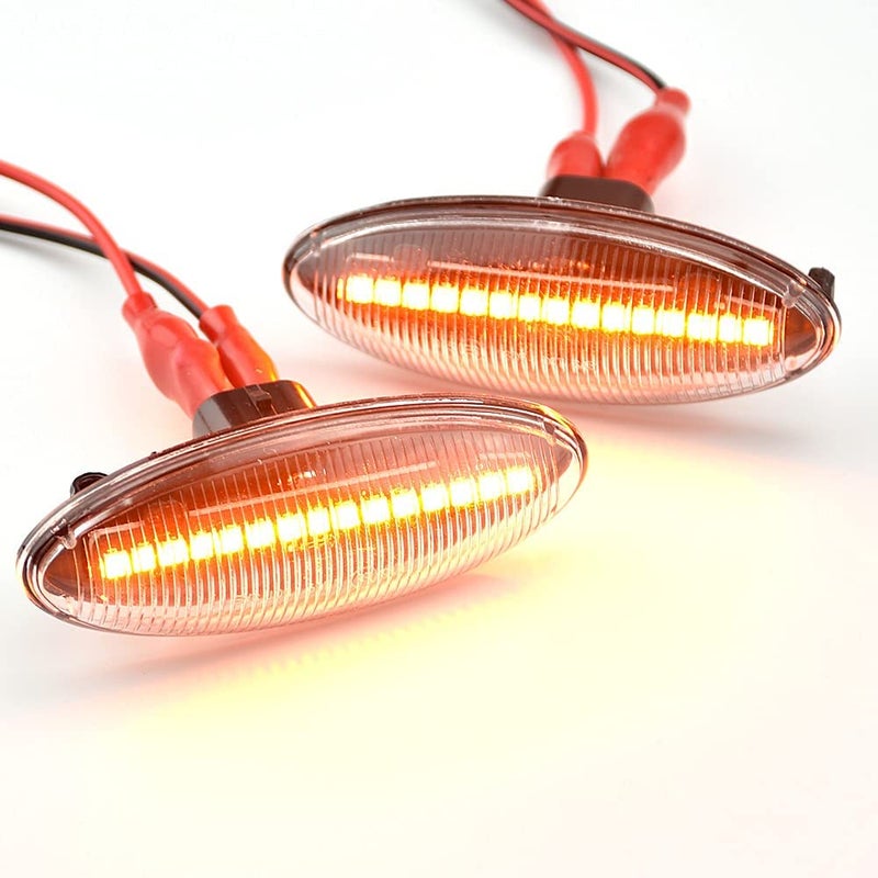 Dynamic LED Front Fender Marker Lights for Toyota Yaris Corolla Auris RAV4 - Image 1