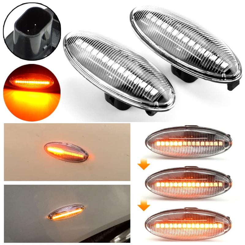 Dynamic LED Front Fender Marker Lights for Toyota Yaris Corolla Auris RAV4 - Image 4