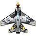 WindNSun Supersize Ultra Jet Fighter Ripstop Nylon Fighter Jet Airplane Kite 57 Inches Wide - Image 3