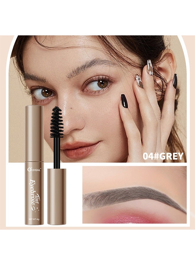OCHEAL Eyebrow Tint，Brow Longwear Waterproof Tinted Brow Gel,Transfer- Proof,Smudge-resistant,Quick Drying,Easy and quick application with precise brush 04#GREY - Image 2