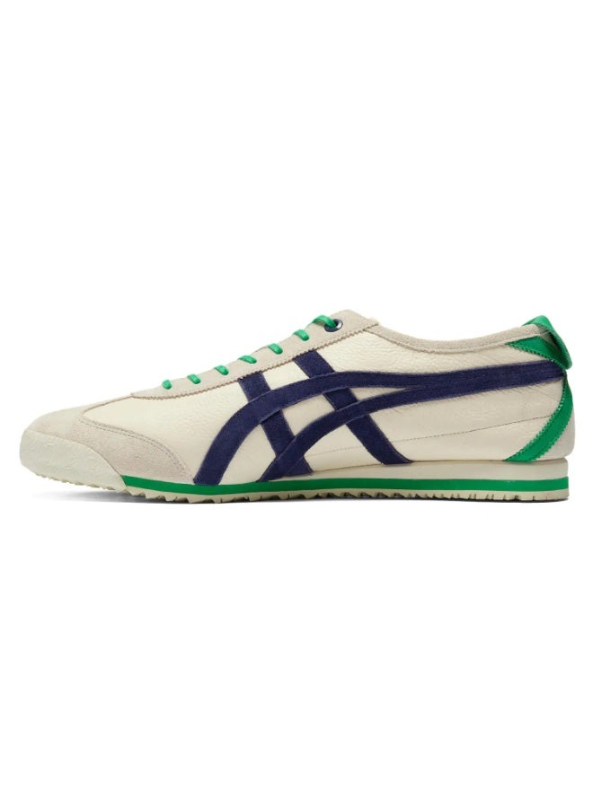 TIGER Onitsuka Tiger Mexico 66 Sd Low Top Shoes Beige/Green/Blue For Women/Men/Students - Image 1