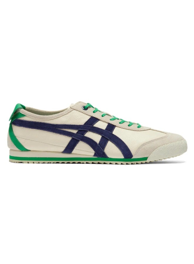 TIGER Onitsuka Tiger Mexico 66 Sd Low Top Shoes Beige/Green/Blue For Women/Men/Students - Image 3