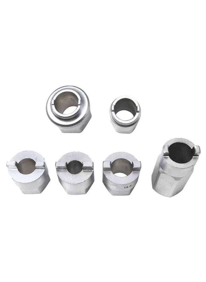 NIBEMINENT 6-Piece Shock Absorber Nut Bolts Set For Audi VW Mercedes Suspension 