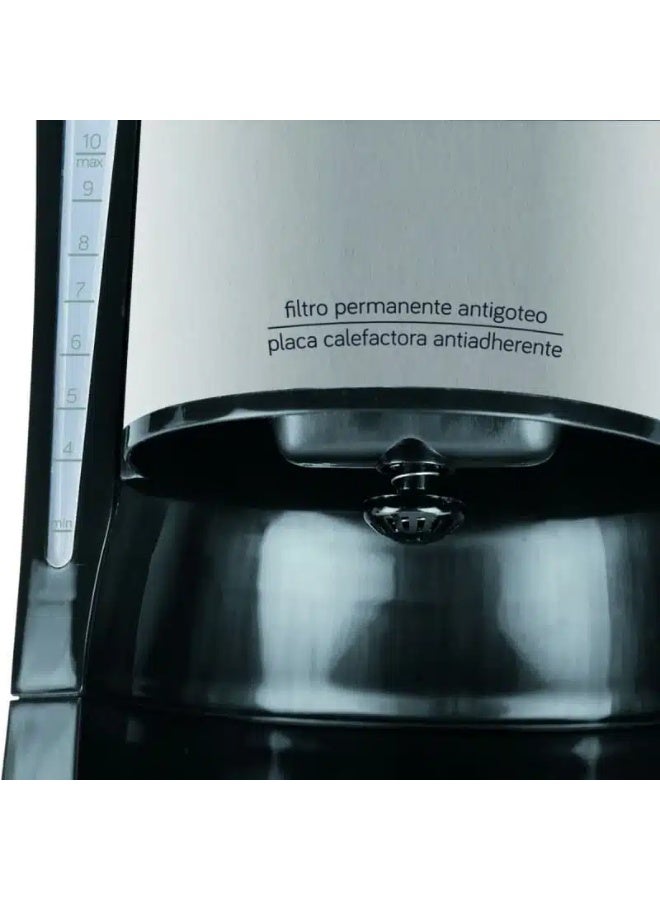 UFESA Avantis 90 Thermo Coffee Machine CG7236, 800W Espresso Maker, Compact & Easy to Clean – Black & Gray - Image 5