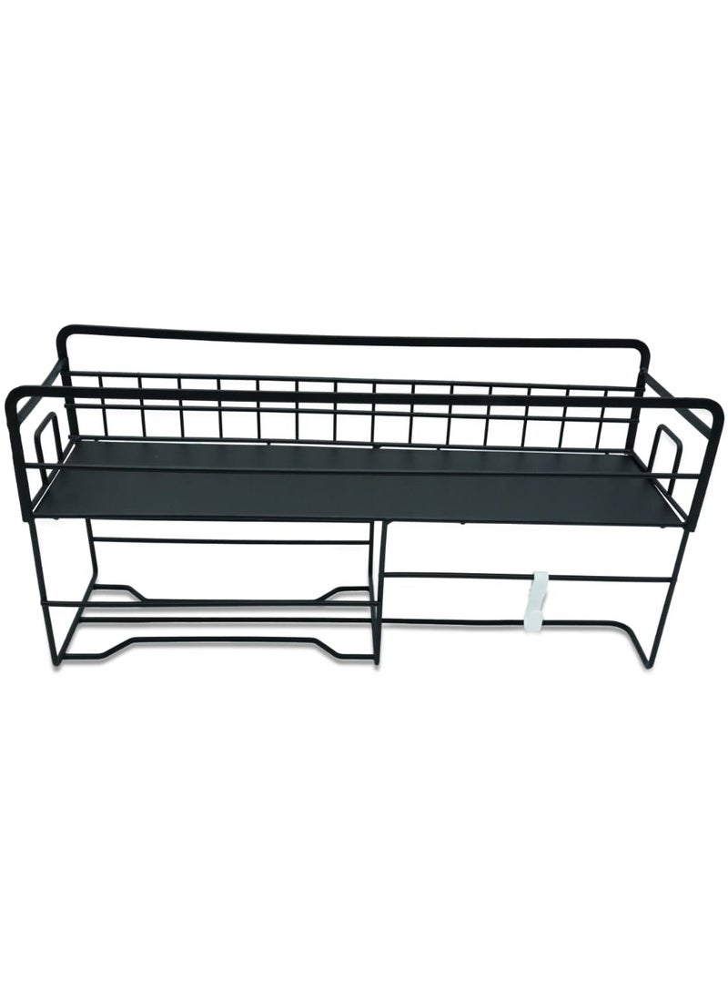 BERAM Bathroom Storage Rack Carbon Steel with Tissue Holder  Wall-Mounted Shelf Organizer  Waterproof  Rustproof Space-Saving Modern Rack for Toiletries Kitchen Acessories