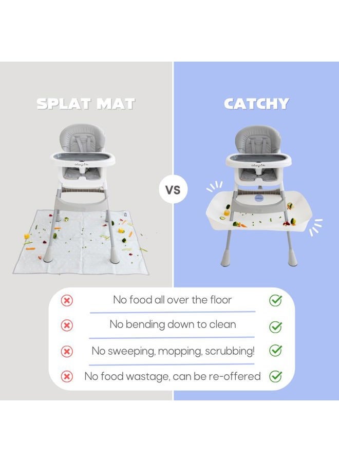 CATCHY - Food Catcher - Compatible with Dream On Me Portable 2-in-1 Tabletalk High Chair + 11 Other High Chairs - Highchair Sold Separately - Baby Food & Mess Catcher - Under High Chair Accessory - Image 4
