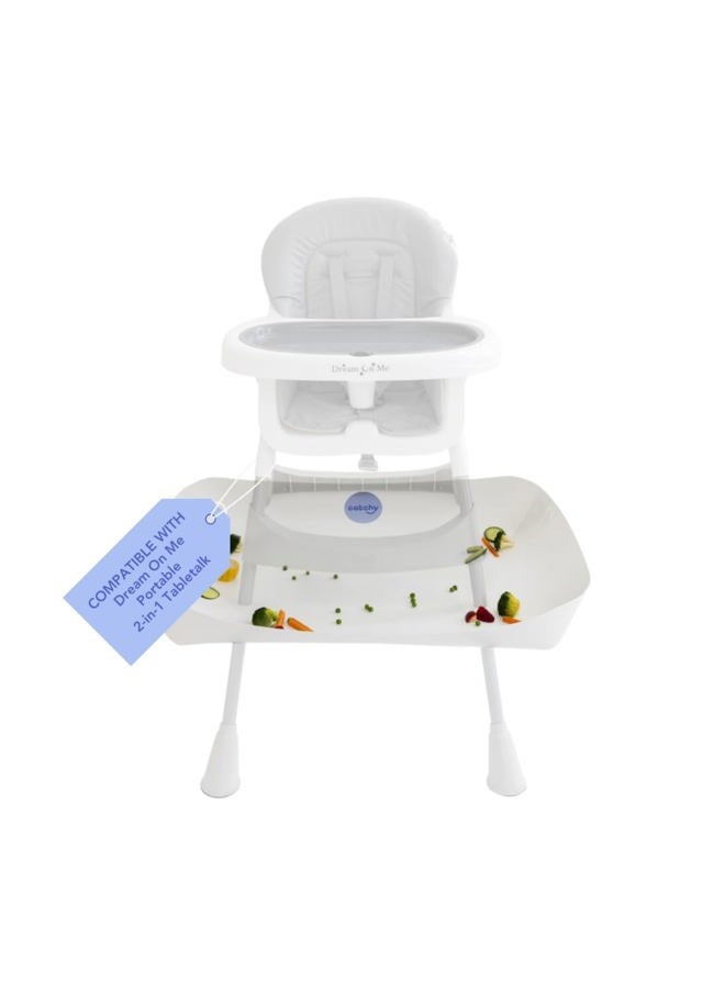 CATCHY - Food Catcher - Compatible with Dream On Me Portable 2-in-1 Tabletalk High Chair + 11 Other High Chairs - Highchair Sold Separately - Baby Food & Mess Catcher - Under High Chair Accessory - Image 1
