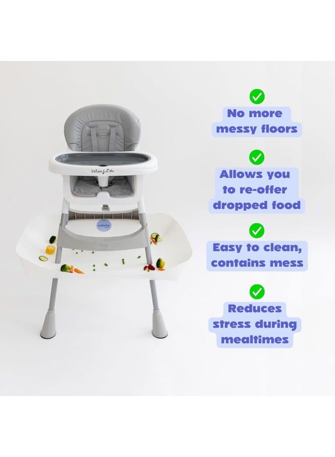 CATCHY - Food Catcher - Compatible with Dream On Me Portable 2-in-1 Tabletalk High Chair + 11 Other High Chairs - Highchair Sold Separately - Baby Food & Mess Catcher - Under High Chair Accessory - Image 3