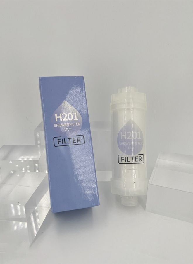 هومستر فلتر الدش ثلاثي الأحزمة، فلتر الدش لإزالة الصدأ، العلاج بالعطر الصخري منعّم المياه الصلد فلتر الدش الكلور والفلورايد، تركيب سهل لفلتر رأس الدش الشامل (زنبقة + غابة الصنبور + الأوسمانثوس) - Image 2