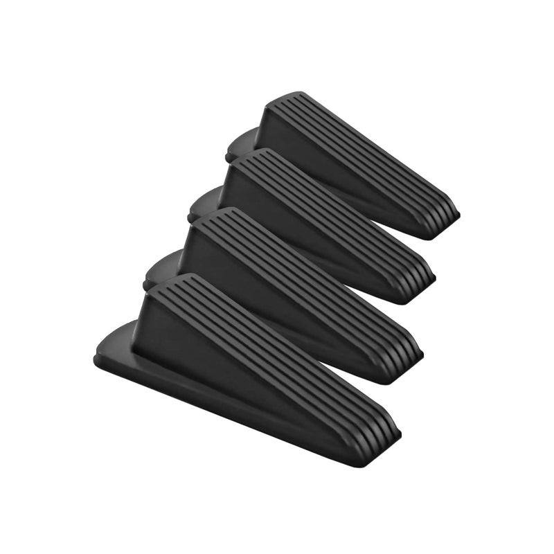 SOLARAE Door Stopper Set Pack of 4 Large Door Stopper Wedge Multi Surface Design to Sliding or Marking Floors Blocker for Home or Office - Image 1