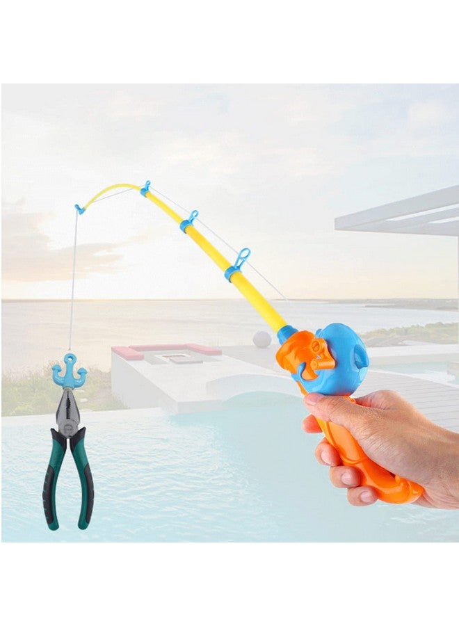 Timisea 3 Pcs Fishing Rod Pole Pool Toy Magnetic Fishing Game For Toddler Kids Baby Bath Toy Educational Learning Toys Bathtime Toys For Boys Plastic Floating Fish Fishing Pool Toy For Kids - Image 2