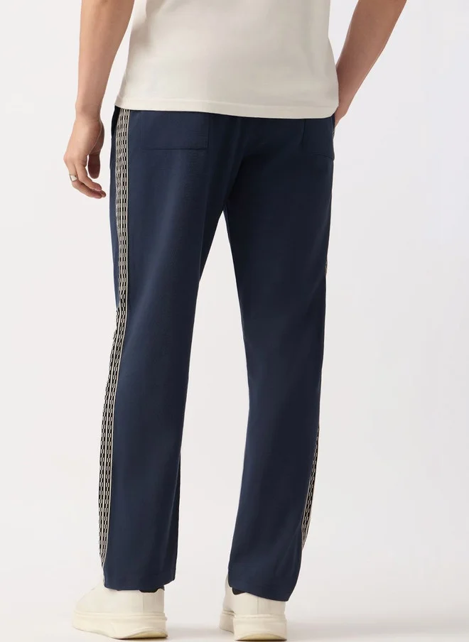 The Souled Store  The Souled Store Men Baggy Self Design Joggers  | Best Price UAE