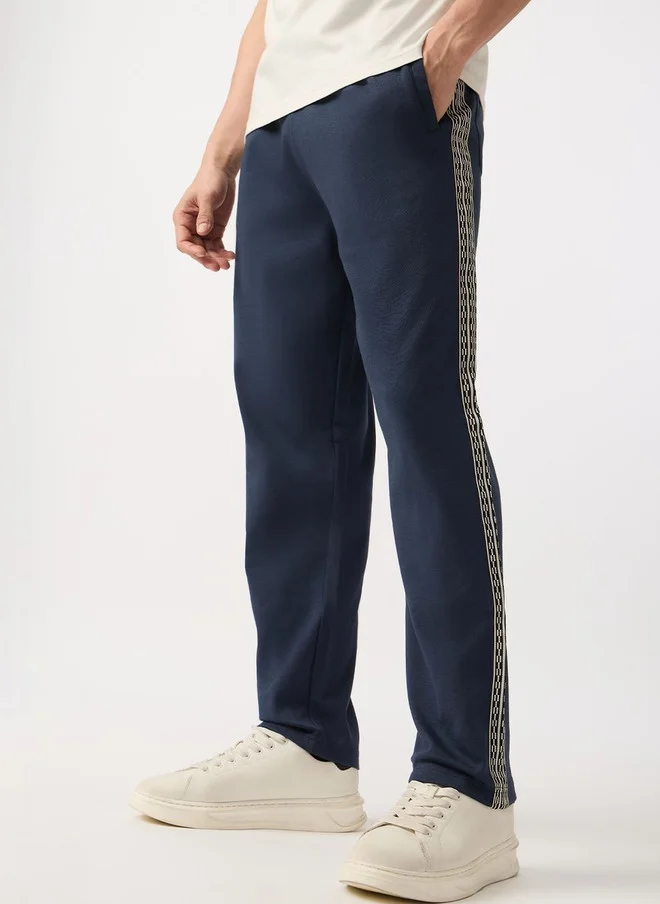 ذا سوليد ستور The Souled Store Men Baggy Self Design Joggers