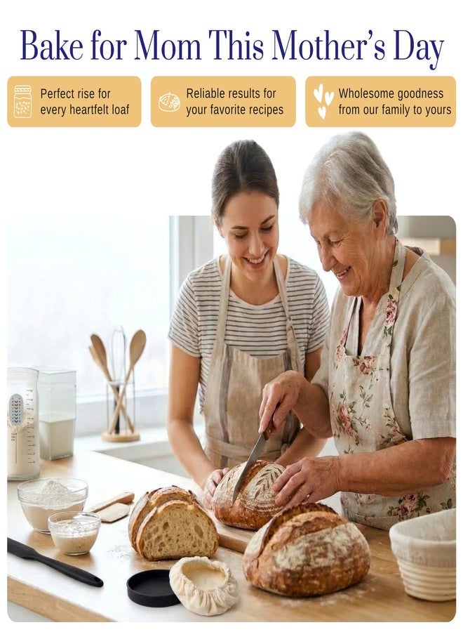 Captain Sourpants San Francisco Sourdough Starter Culture- 100+ Year Old Dehydrated Heirloom Style Sourdough Starter Kit for Sourdough Bread, Pizza, Buns, Pancakes, Muffins | Easy to follow instructions. By Captain - Image 4