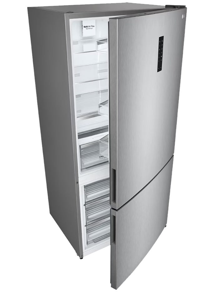 إل جي LG Refrigerator 588 Liters GTF569PVAM No Frost Combi Inverter Digital - Silver GTF569PVAM SILVER - Image 5