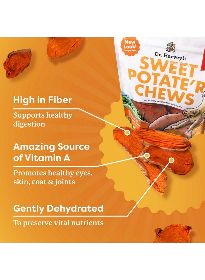 دي آر. هارفي حلوى البطاطس الحلوة من دكتور هارفي - حلوى البطاطا الحلوة الطبيعية للكلاب (16 أونصة) - Image 5
