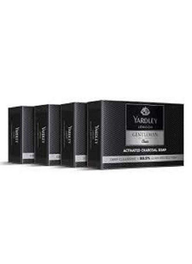 Yardley London Gentleman Classic Activated Charcoal Soap 100 G (Pack Of 4)  - Image 1