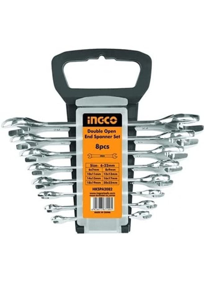 INGCO Offset Ring Spanner Sets 8 Pieces Hkspa2082 
