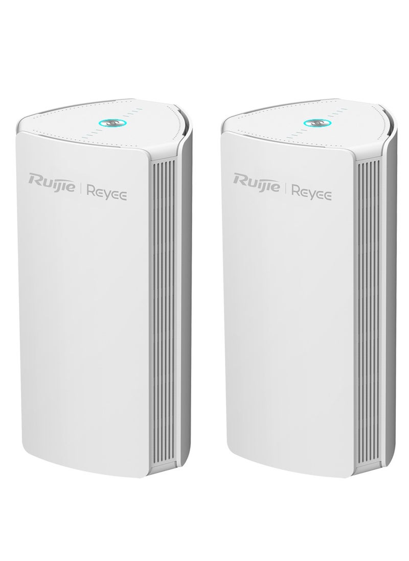 Ruijie جهاز توجيه Ruijie RG-M18 1800M Wi-Fi 6 ثنائي النطاق Gigabit Mesh (عبوة من قطعتين)  - Image 1