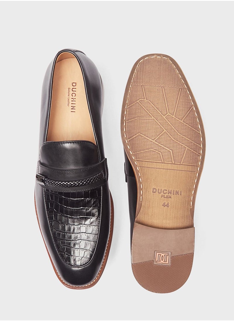 DUCHINI - Casual Slip On Loafers - Image 1