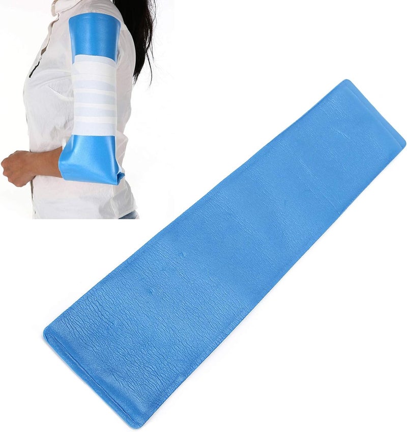 cheekyglo Foam Roller Splint, Leg Arm Sprain Fracture Injury, Immobilization Reusable Foam Splint First Aid Fractures, Fixed Splint Support Splint Blue(15 * 92cm) - Image 1