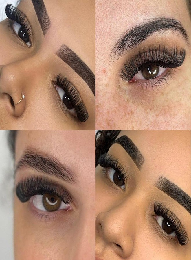 Jozlynn False Eyelashes D Curl Wispy Natural Look Faux Mink Lashes Fluffy Transparent Band Cat Eye Fake Eyelashes 10 Pairs (Black) - Image 4