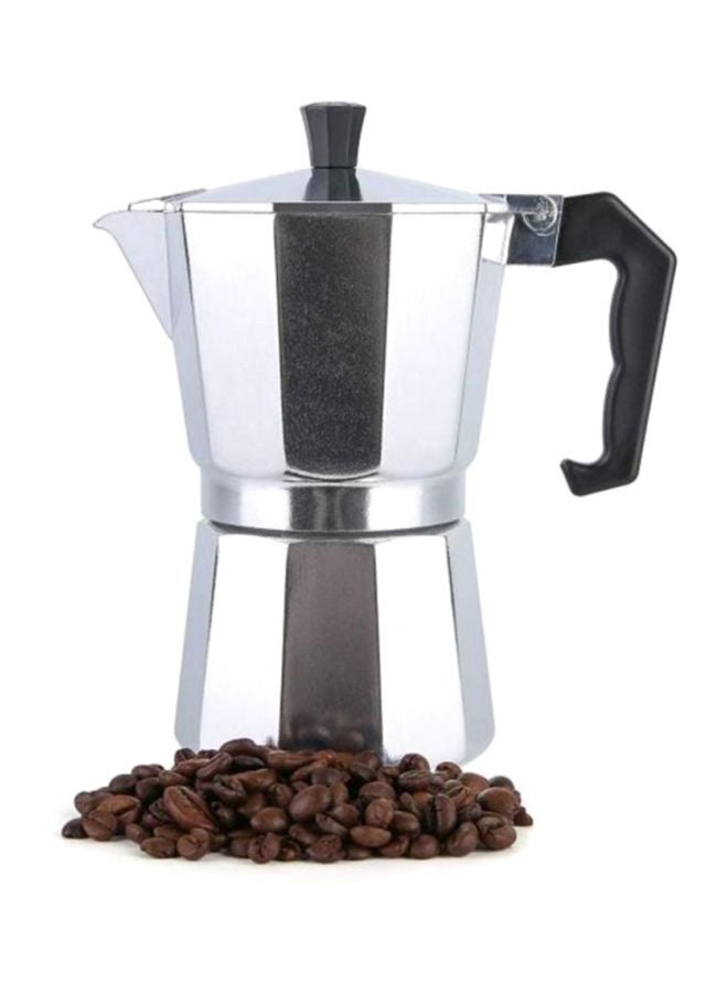 DESSINI Stainless Steel Coffee Maker Silver/Black - Image 3