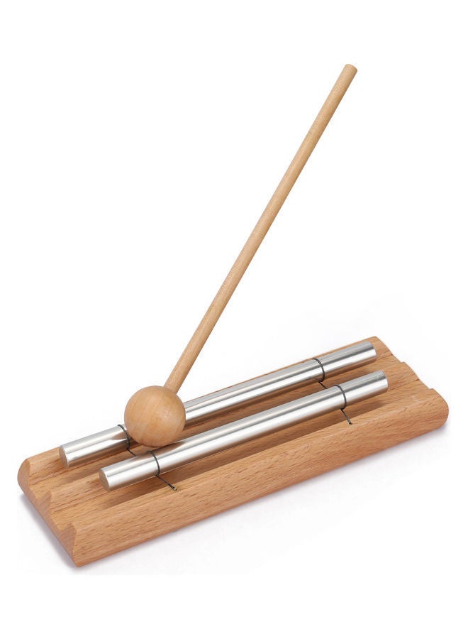 نيبمينينت أجراس طاولة خشبية محمولة بنغمتين مزودة بمطرقة - Image 2