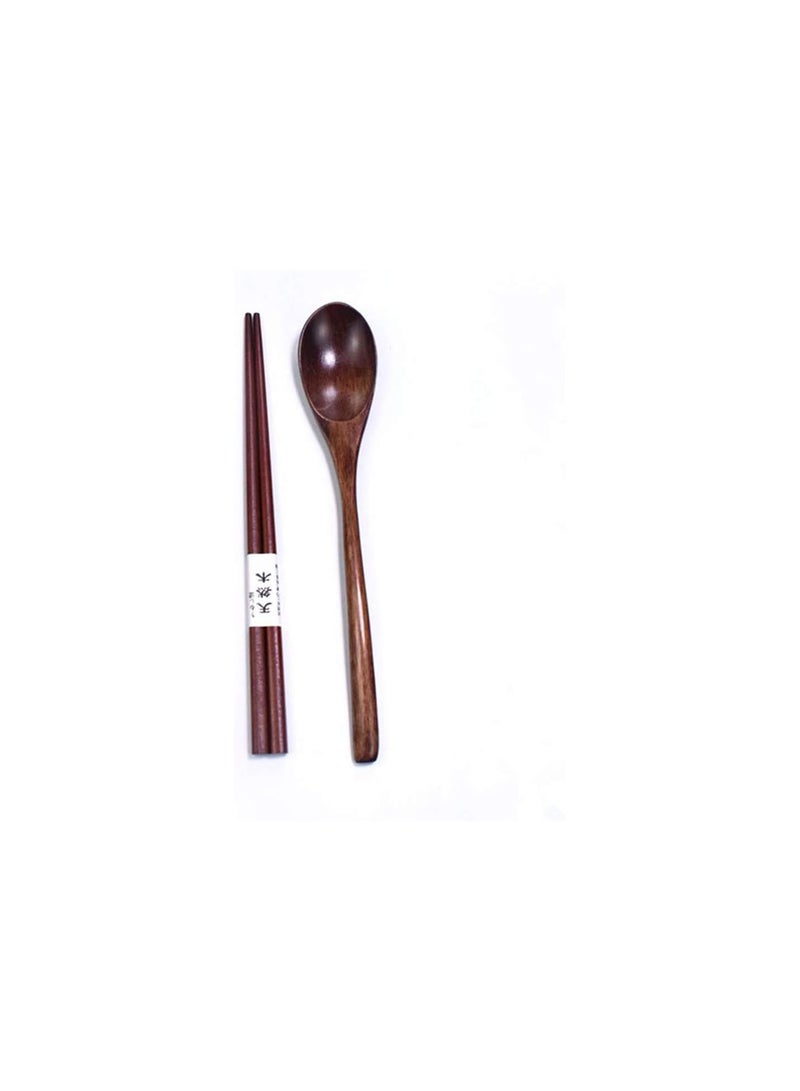 GGOOT 3Pcs Spoon Fork Chopstick Dinnerware Set Handmade Tableware Chinese Japanese Kitchen Accessories Gift Practical and Popular - Image 2