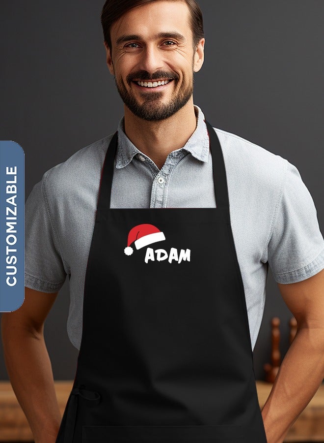 شير ذا لوف  مئزر قابل للتخصيص بطابع عيد الميلاد - مثالي للخبز والطهي في الأعياد - Image 2