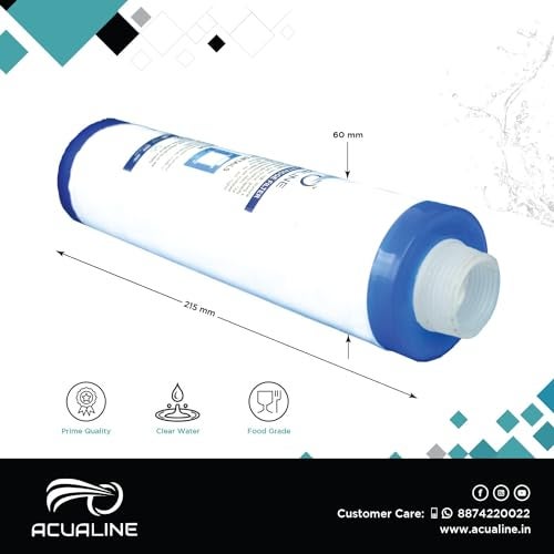 ACUALINE Pre Filter for Water Purifier - 9 Inch PP Yarn Wound Threaded Candle Cartridge Compatible With Aquaguard, Livpure, LG and All Other Brands (Pack of 2) - Image 2