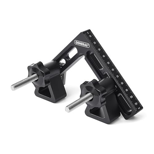 General Tools General Tools Multi-Functional Precision Square - 90 Degree Durable Aluminum & Stainless Steel Clamping Square Ideal  - Image 2