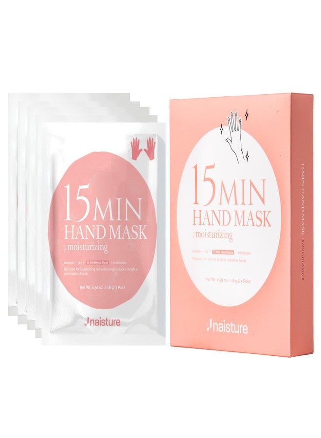 Naisture 15 Min Hand Glove Mask: A Moisturizing Treatment for Dry Hands & Cuticles (5 Ea) - Image 1