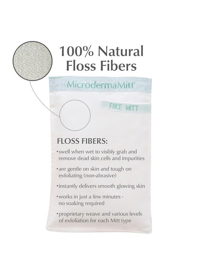 MicrodermaMitt Exfoliating Mitt For Face Deep Exfoliator Scrub Face Exfoliant Revive And Glow Nonabrasive Scrubber For Wrinkles Large Pores Sun Damage Uneven Skin Tone Dead Skin Remover - Image 4