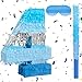 Birchio Number 4 Pinata Bundle with a Blindfold and Bat162 x 116 x 4 Inches Perfect for Boys and Girls Birthday Party Supplies Blue Theme Birthday Decoration - Image 2