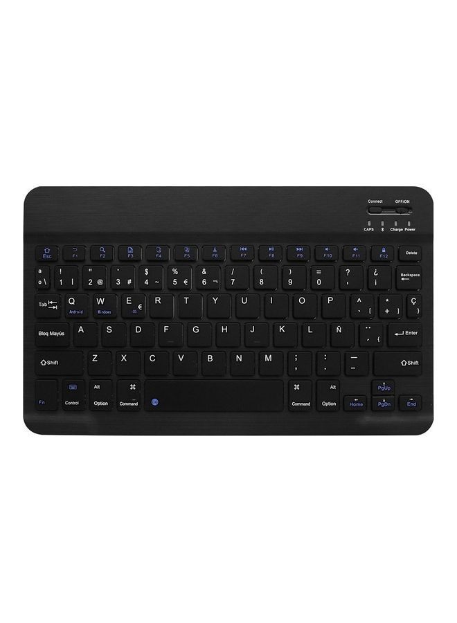 NIBEMINENT 10’’ Bluetooth Wireless Keyboard Black - Image 1