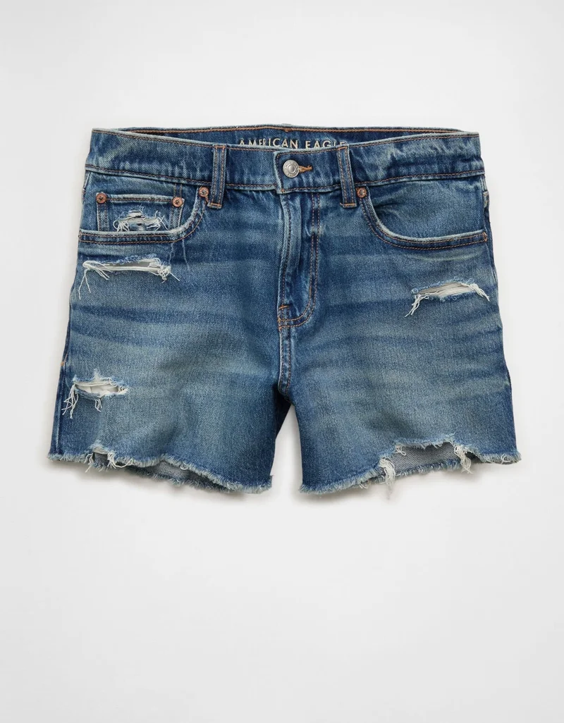 American Eagle  AE Stretch Low-Rise Ex-Boyfriend Short for Women | Best Price UAE
