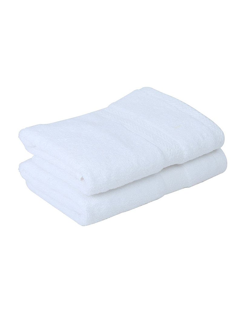 BIANCA 12pc Ultra Soft Zero Twist 100 Cotton Towel 4pc Hand 8pc Face Paradiso Super Absorbent Fluffy AeroCore Organic Technology for Men Women Gym Kitchen SolidWhite - Image 4