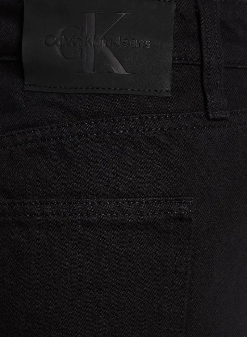 Calvin Klein Jeans Denim Black Maxi Denim Skirt for Women | Best Price UAE