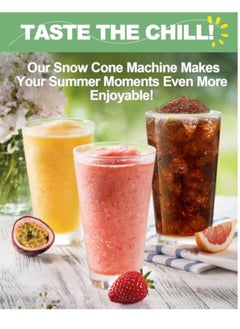 KASTWAVE Manual Ice Shaver Machine, Snow Cone Machine, Shaved Ice Maker Machine for Home, Double Stainless Steel Blade Ice Crusher, Ice Shaver Hand Crank, Slushy Maker Machine, Ice Crusher  - Image 3