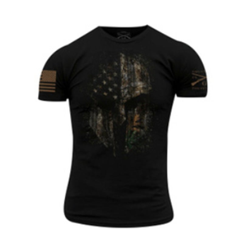 Spartan 3D Men'S Short Sleeve Top 3Dt T-Shirt Distinctive Loose Printed Men'S T-Shirt - Image 1