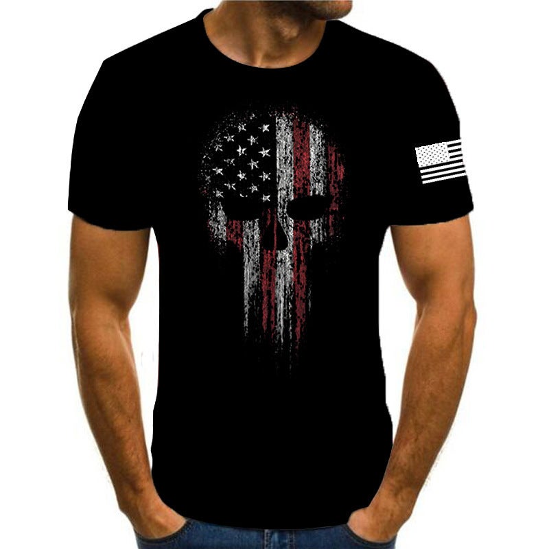 Spartan 3D Men'S Short Sleeve Top 3Dt T-Shirt Distinctive Loose Printed Men'S T-Shirt - Image 5