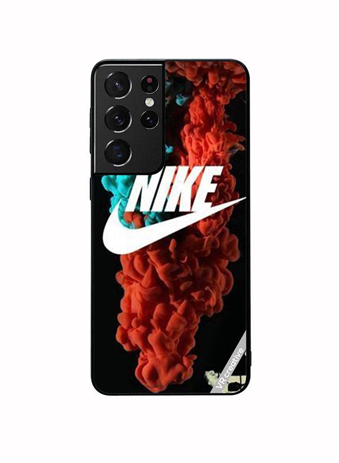 VR CREATIVE Protective Case Cover For Samsung Galaxy S21 Ultra 5G Nike Design Multicolour - Image 1